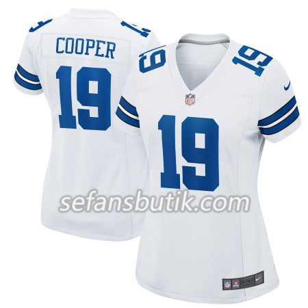 Dallas Cowboys Tröjor Amari Cooper 19 Nike Vit - Dame Dallas Cowboys Tröjor Amari Cooper 19 Nike Vit - Dame